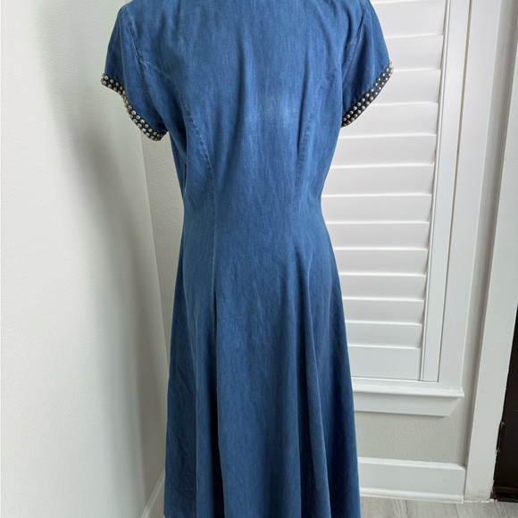 DOUBLE D RANCH VTG Denim Maci Button-Down Dress size S - Picture 9 of 16